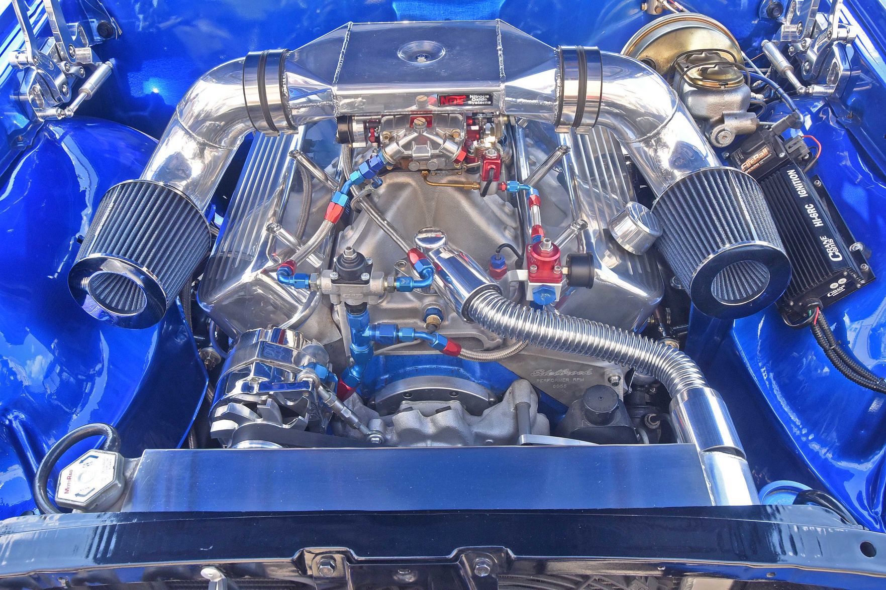 1967 Chevrolet Chevelle custom engine bay